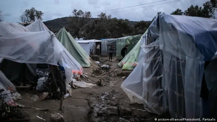 Griechenland Vial Flüchtlingslager auf Chios