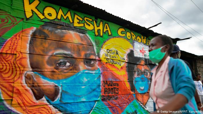 Kenia Corona Graffiti