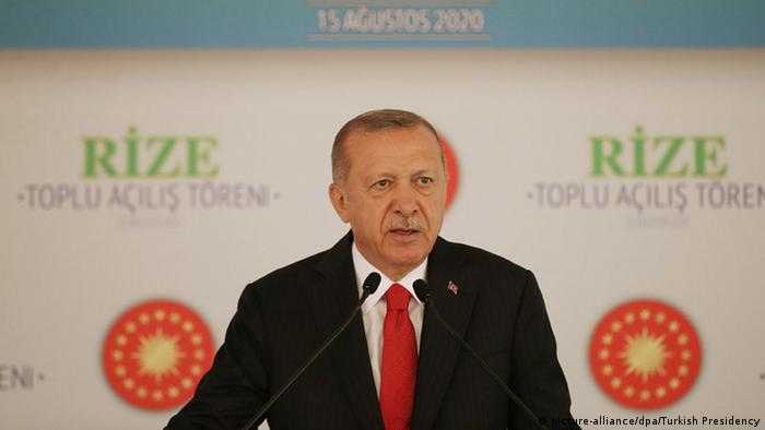 Erdogan speaking in Rize