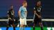 Manchester City's Belgian midfielder Kevin De Bruyne (C) reacts to Lyon's third goal during the UEFA Champions League quarter-final football match between Manchester City and Lyon at the Jose Alvalade stadium in Lisbon on August 15, 2020 Manchester City's Belgian midfielder Kevin De Bruyne (C) reacts to Lyon's third goal during the UEFA Champions League quarter-final football match between Manchester City and Lyon at the Jose Alvalade stadium in Lisbon on August 15, 2020