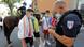 A police officer in France hands out a fine A police officer in France hands out a fine