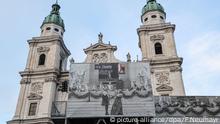 Salzburger Festspiele 2020.Festspielhaus Salzburg.Dom Salzburg, Jedermann Bühne, 100 Jahre Festspiele.Foto: Franz Neumayr 16.8.2020 - 20200816_PD8123 |