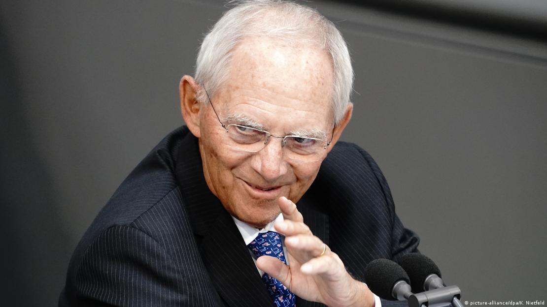 Berlin Bundestagspräsident Wolfgang Schäuble 