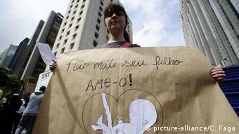 Protesta contra el aborto en Sao Paulo (2018)