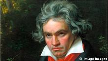 A portrait painting of Ludwig van Beethoven by Joseph Karl Stieler