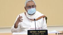Patna: Bihar Chief Minister Nitish Kumar addresses at the inauguration of a total of 1093 surface irrigation and water storage schemes across the state worth Rs 638 crore, through video conferencing from Patna on Aug 18, 2020. (Photo: IANS)
Release Date & Time: 2020-08-18 20:44:10