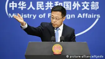 China Sprecher des Aussenministeriums Zhao Lijian