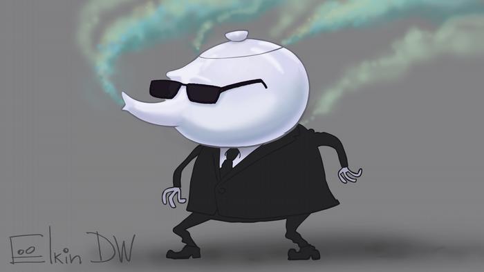 Карикатура Елкина Кто может стоять за предполагаемым отравлением Навального?