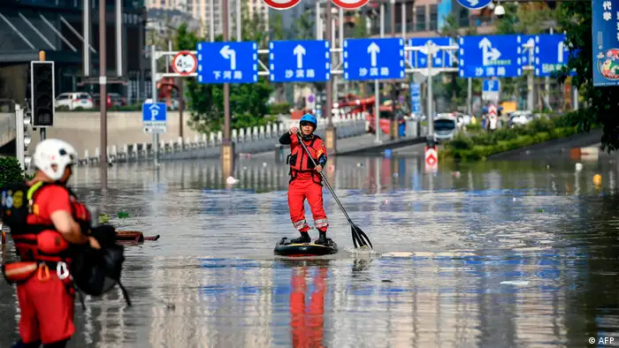 China Überschwemmungen am Jangtse