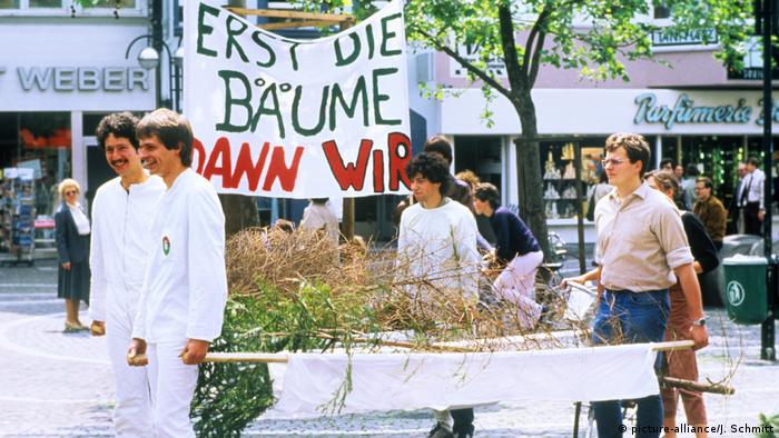 Frankfurt am Main | Aktion gegen Waldsterben 1984