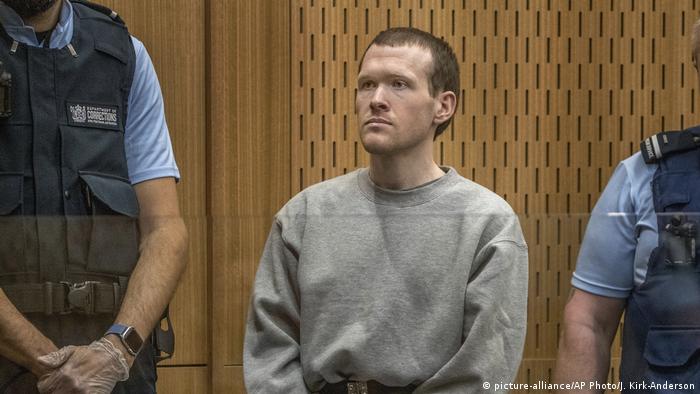 Brenton Tarrant, seen here at his original trial in 2020, failed to show up to a judicial review hearing.