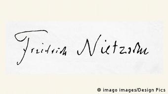 Unterschrift von Friedrich Wilhelm Nietzsche