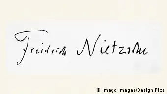 Unterschrift von Friedrich Wilhelm Nietzsche