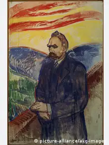 Philosoph Friedrich Nietzsche Gemälde von Edvard Munch