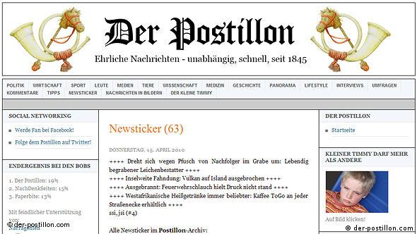 Screenshot BOBs der-postillon.com