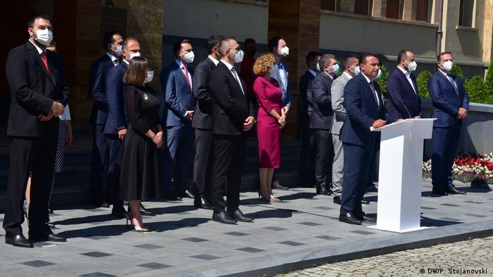 Nord-Mazedonien Skopje | designierter Ministerpräsident Zoran Zaev stellt neues Kabinett vor