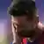 Fußballspieler Lionel Messi nach niederlage gegen Bayern München 2020