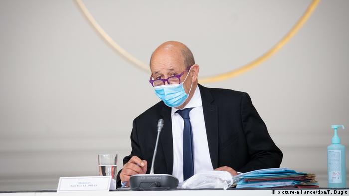 Frankreich Außenminister Jean-Yves Le Drian