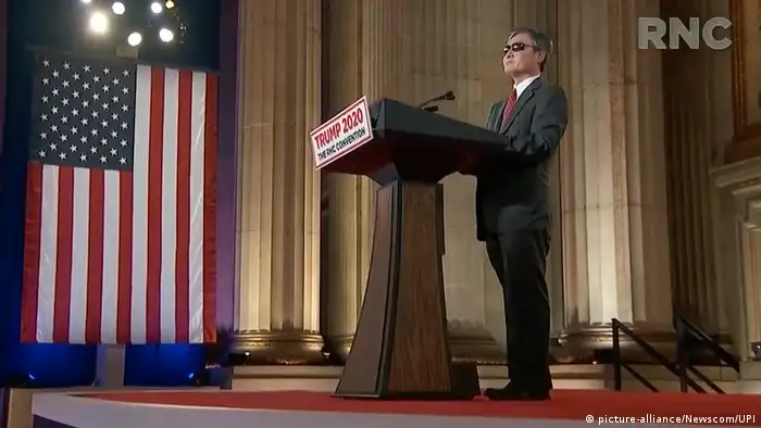 USA | Chen Guangcheng während Tag 3 der Republican National Convention 2020 (picture-alliance/Newscom/UPI)