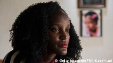 23-year-old Ugandan climate advocate, Vanessa Nakate, is photographed at her home in Kampala, during an interview with AFP on January 28, 2020. - Vanessa Nakate was at the heart of a viral debate that erupted at the World Economic Forum in Davos, Switzerland last week after she was cropped out of a photo of a young activists, including Greta Thunberg, taken after a press conference. (Photo by ISAAC KASAMANI / AFP) (Photo by ISAAC KASAMANI/AFP via Getty Images)