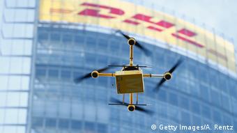 Γερμανικό ταχυδρομίο, μεταφορές μέσω drones