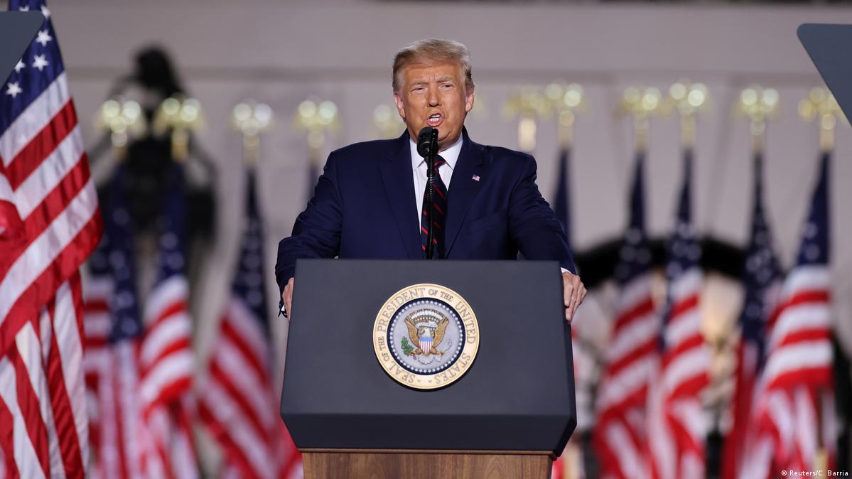 特朗普接受共和党提名攻击拜登威胁美国梦