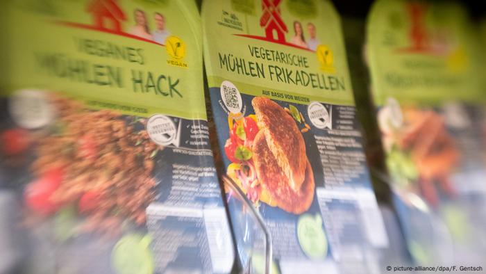 Vegetarische Produkte im Handel