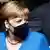 German Chancellor Angela Merkel with protective face mask