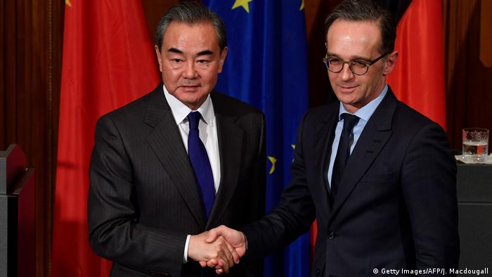 Deutschland China | Außenminister Maas und Wang Yi