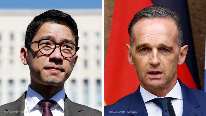 Prominent Hong Kong Activist Urges Germany S Maas To Take Tougher China Stance News Dw 31 08 2020