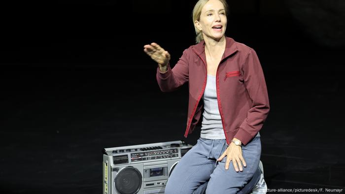 Salzburg Festival, actress on stage