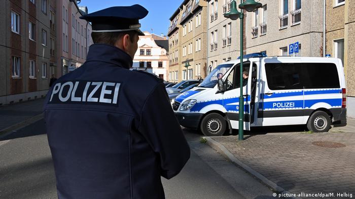 Stock image German police raid