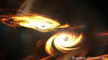 انصهار ثقبين أسودين ـ رصد أكبر حدث كوني منذ الانفجار العظيم