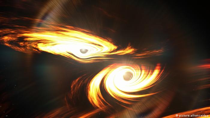 انصهار ثقبين أسودين ـ رصد أكبر حدث كوني منذ الانفجار العظيم 54793848_303