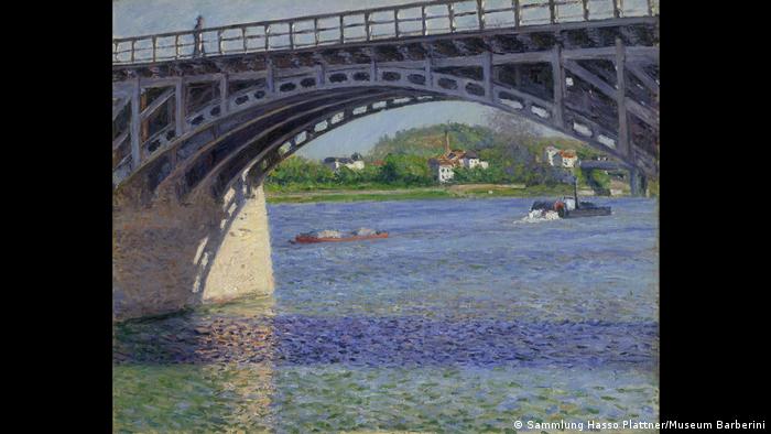 Durchblick unter der Brücke von Argenteuil über die Seine. (Sammlung Hasso Plattner/Museum Barberini)