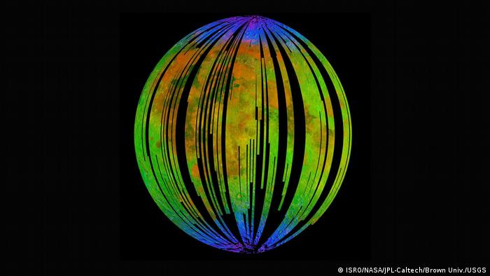 NASA Mond (ISRO/NASA/JPL-Caltech/Brown Univ./USGS)