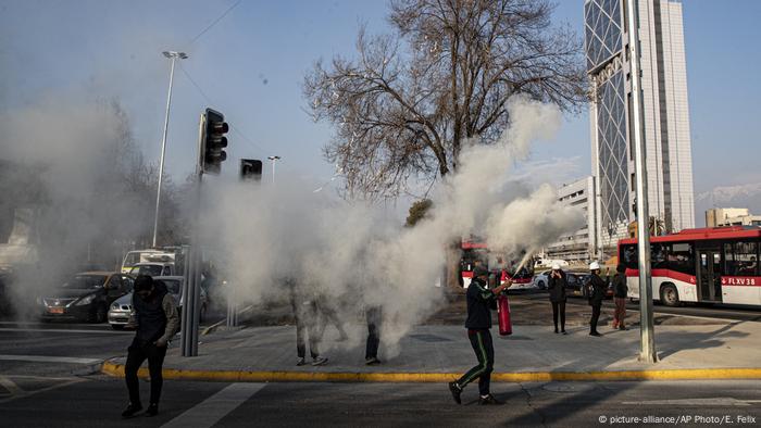 Chile Proteste in Santiago