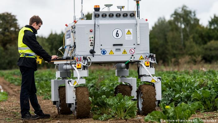 Робот Bonirob для сельскохозяйственных работ