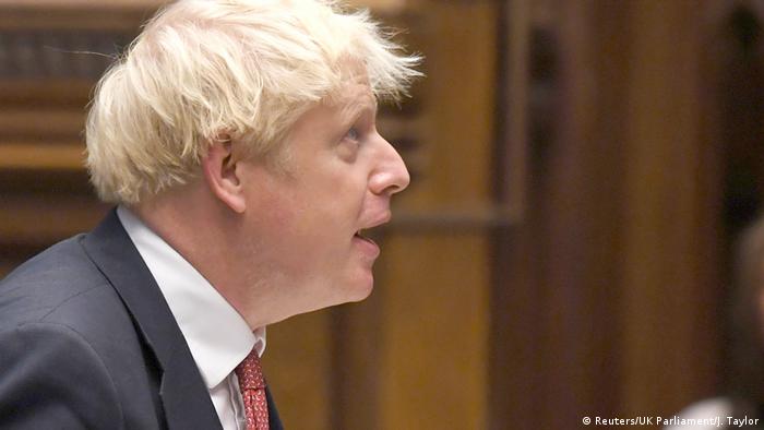 Großbritannien Boris Johnson im Parlament