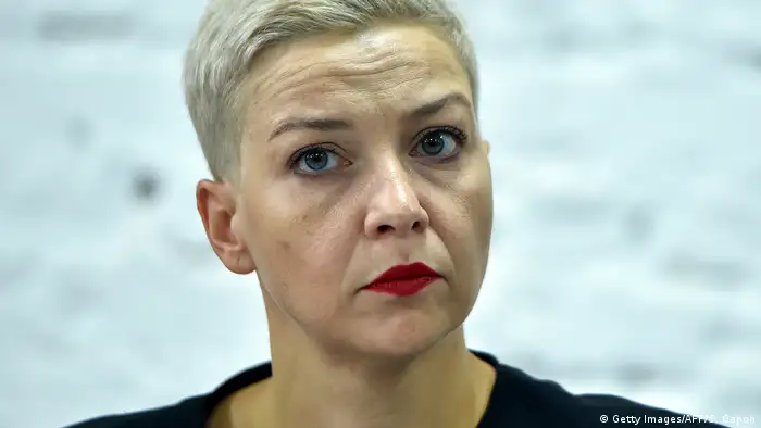 Belarus Maria Kolesnikowa, Oppositionspolitikerin
