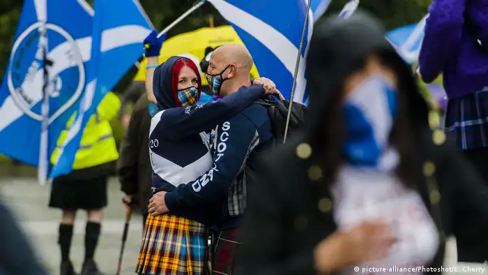 Schottland Unabhängigkeitsreferendum | Marsch in Glasgow