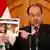 نخست‌وزیر عراق عکس دو تن از رهبران کشته‌شده‌ی القاعده، المصری و البغدادی را نشان می‌دهد