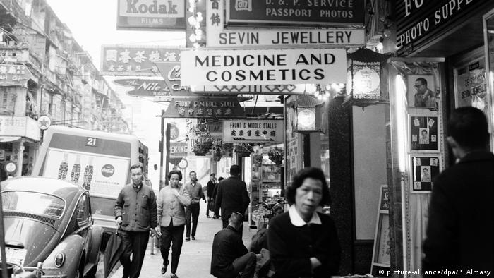 China Hongkong | Queen's Road | Foto aus dem Jahr 1973