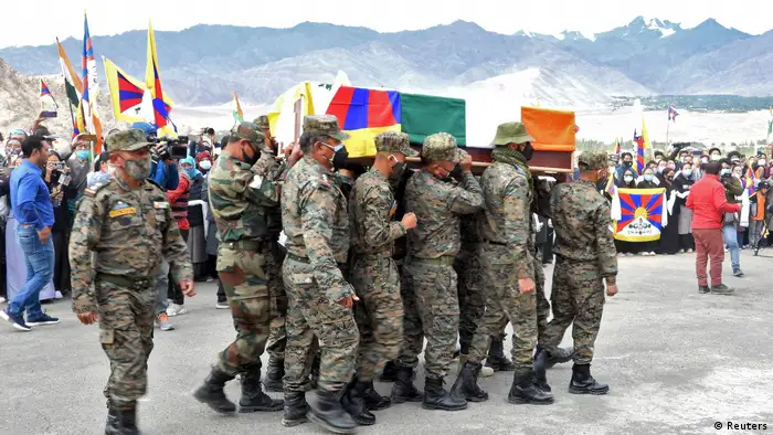 Tibet China Indien Beerdigung Nyima Tenzin