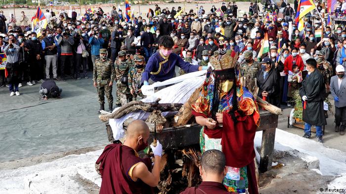 Nyima Tenzin's funeral in Leh, Ladakh