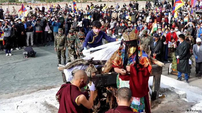 Tibet China Indien Beerdigung Nyima Tenzin