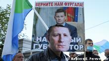 Russland Chabarowsk | Demonstration für inhaftierten Gouverneur Sergei Furgal