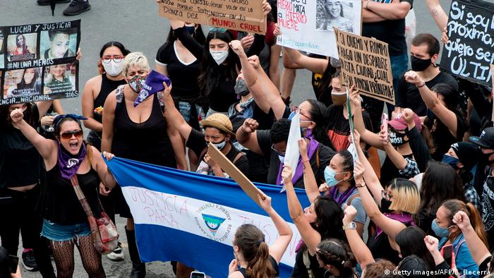Women protest in Nicaragua