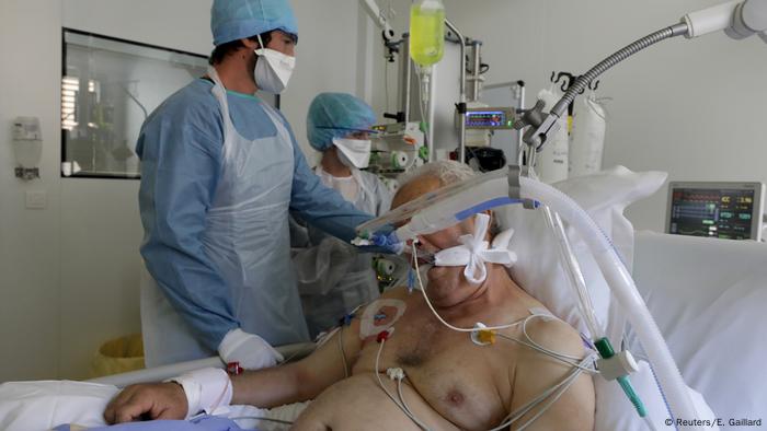 Coronavirus | Frankreich Marseille Intensivstation (Reuters/E. Gaillard) Coronavirus | Frankreich Marseille Intensivstation (Reuters/E. Gaillard)