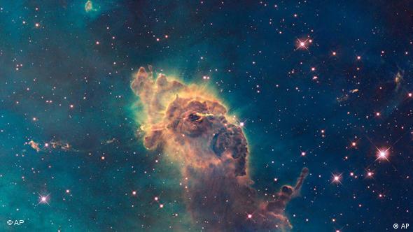 A picture of the Carina Nebula captured by the Hubble Telescope